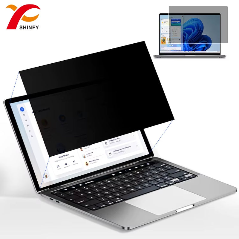 Carnival 14-Inch Anti-Peek Anti-Spy Privacy Screen Protector with Buckle Privacy Filter